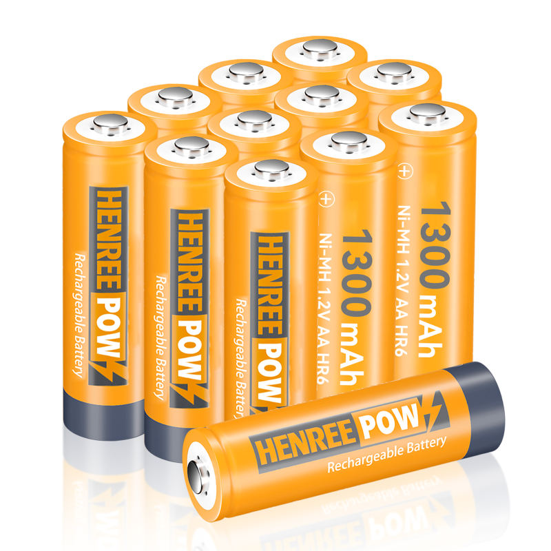 Henreepow 1.2V 1300Mah AA NI-MH Batterie ricaricabili